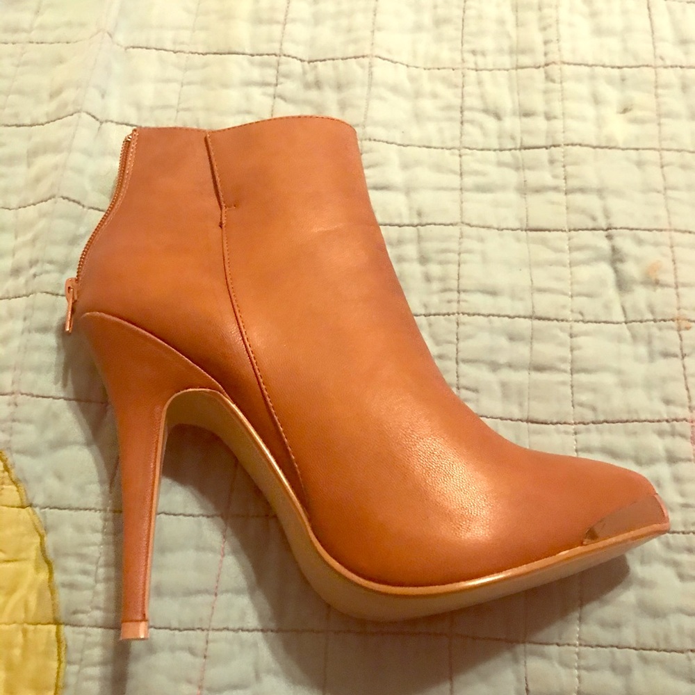 Brown/Rust Shoe Boot 4 inches